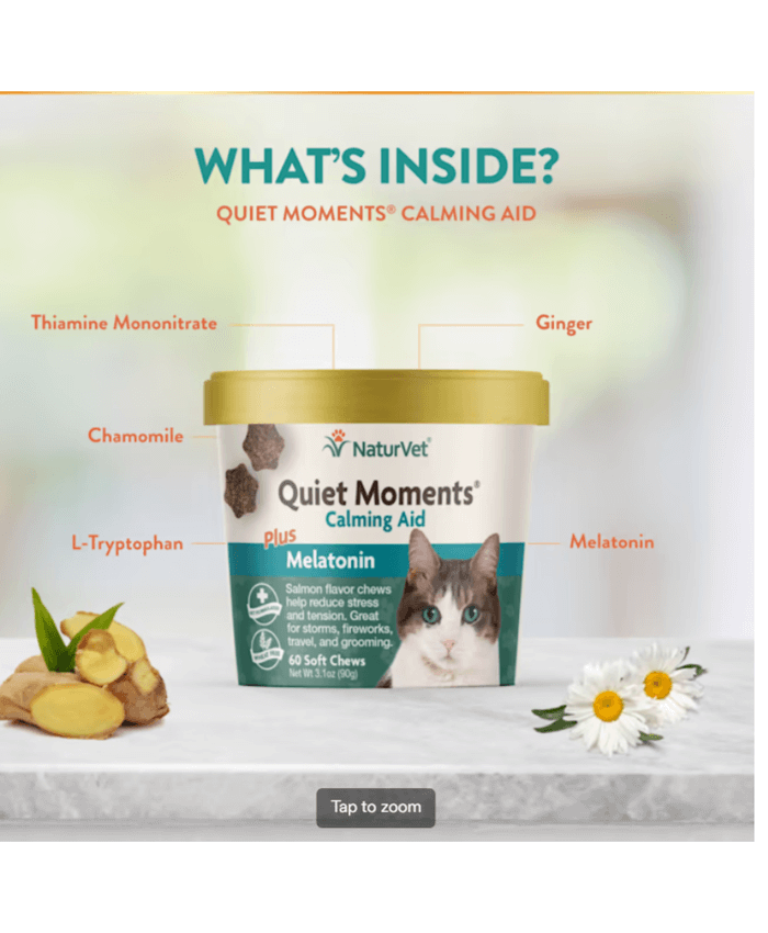 Quiet Moments Calming Aid Plus Melatonin Soft Chews